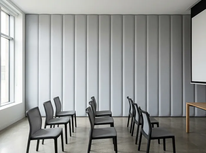 Sala spotkań: panele akustyczne STRAMA
